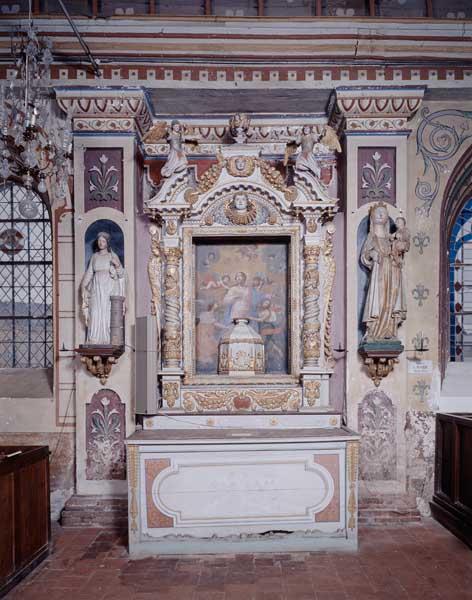 Autel, retable, tabernacle (autel secondaire, retable architecturé)