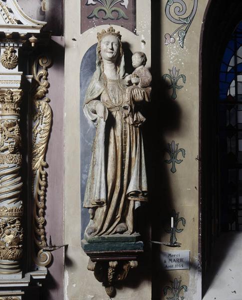 Statue : Vierge à l'Enfant