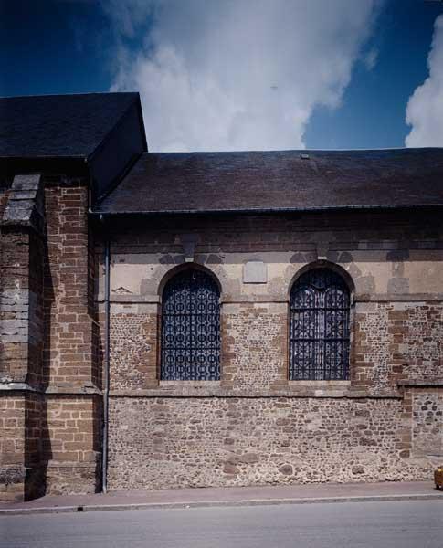 Elévation extérieure sud du choeur.