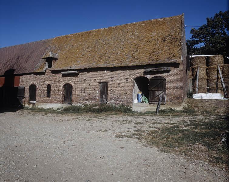 Laiterie, élévation sud.