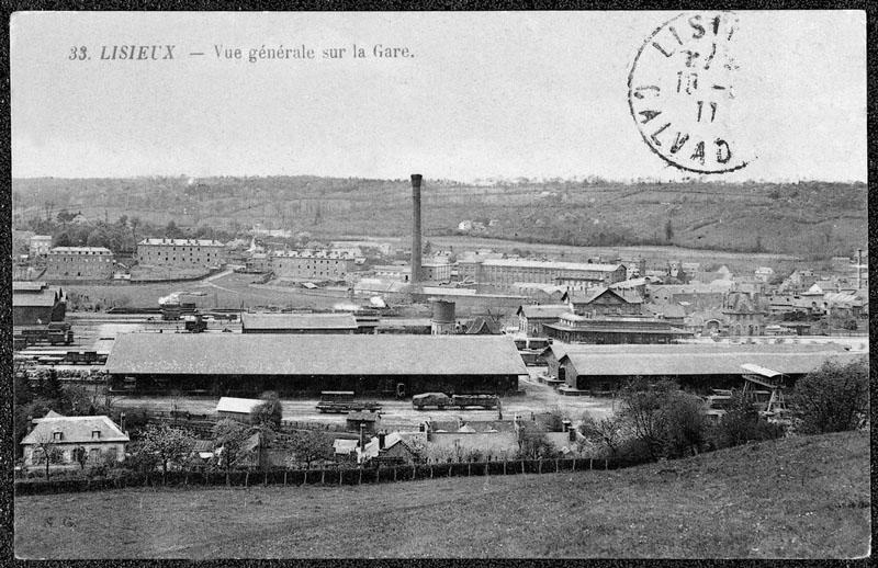 33. Lisieux - Vue générale sur la Gare.