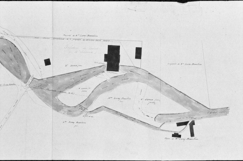 Usine du sieur Samin jeune. Plan d'ensemble.