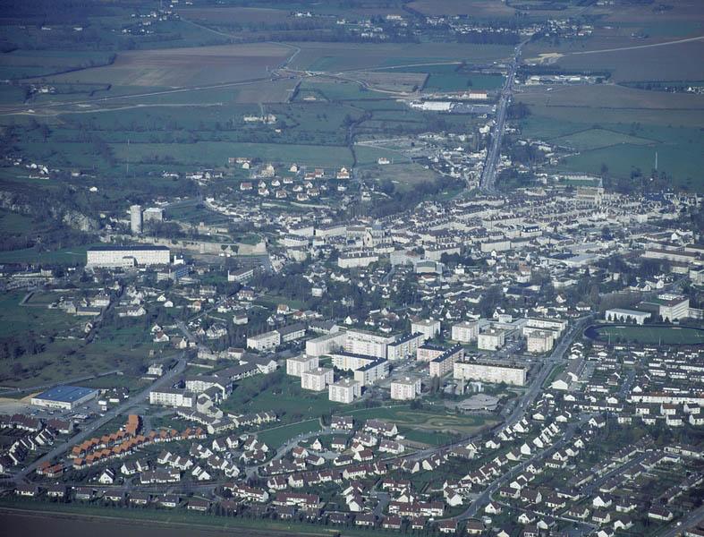 Vue aérienne.
