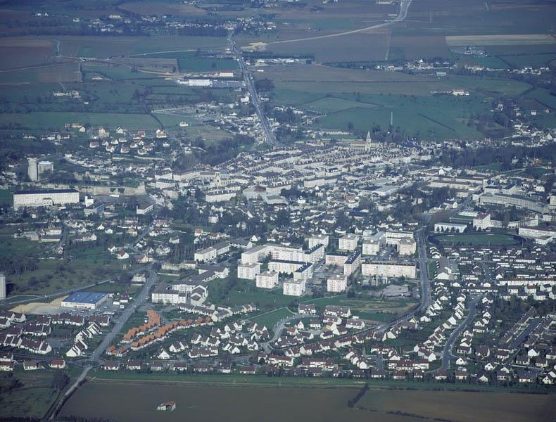 Vue aérienne.