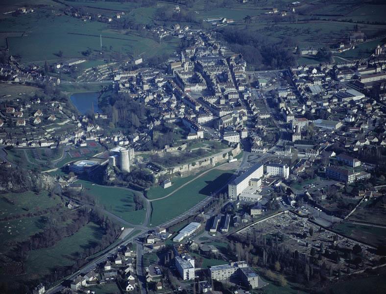 Vue aérienne.