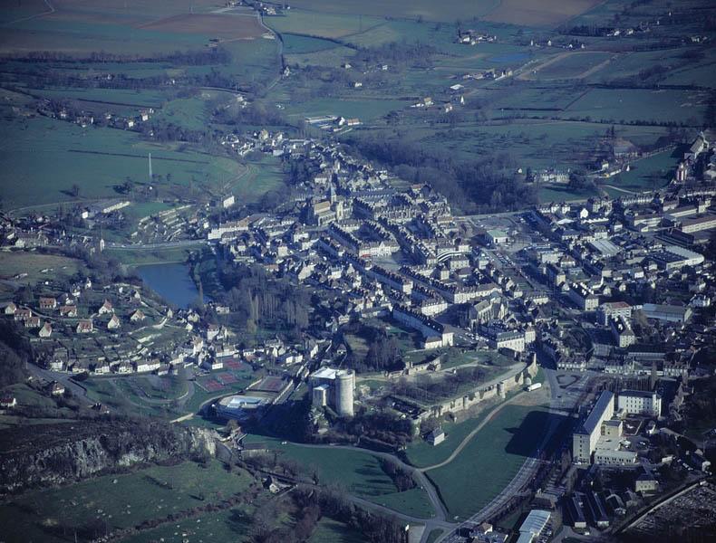 Vue aérienne.