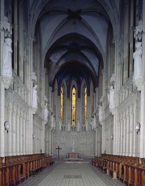Séminaire, chapelle, ensemble vers le sanctuaire.
