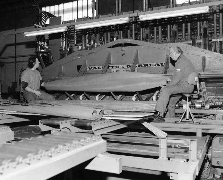 Récupération du bois tranché.