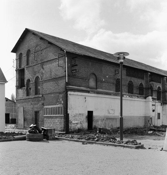 Atelier de fabrication de la filature, devenu pièce de séchage. Vue prise du nord-est.