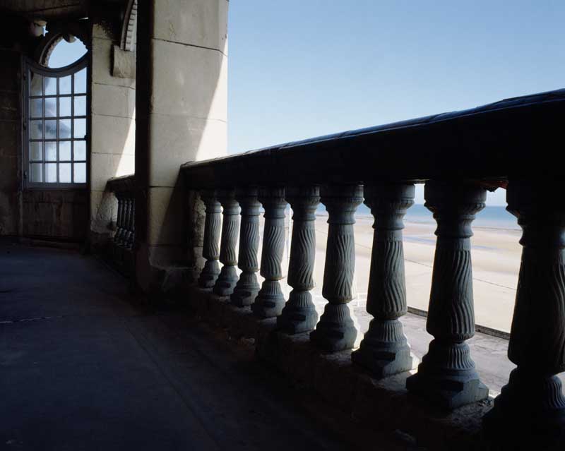 Elévation nord, sur mer. Détail : la loggia.