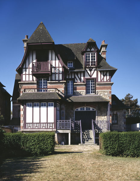 Maison dite la Risette, puis Mesnil Bijou. Elévation nord sur mer. ; Elévation nord sur mer.