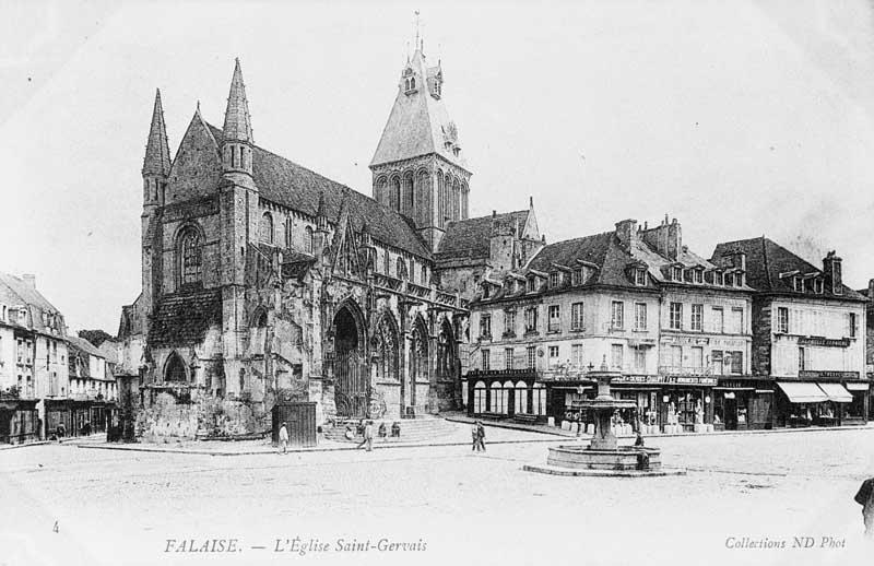 4. Falaise. L'église Saint-Gervais.