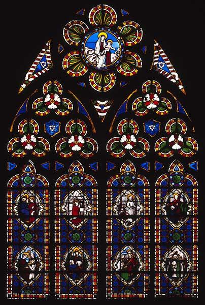 Vue d'ensemble de la baie 44 : vie de saint Contest.