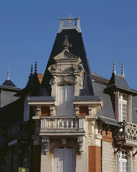 Elévation ouest : détail.