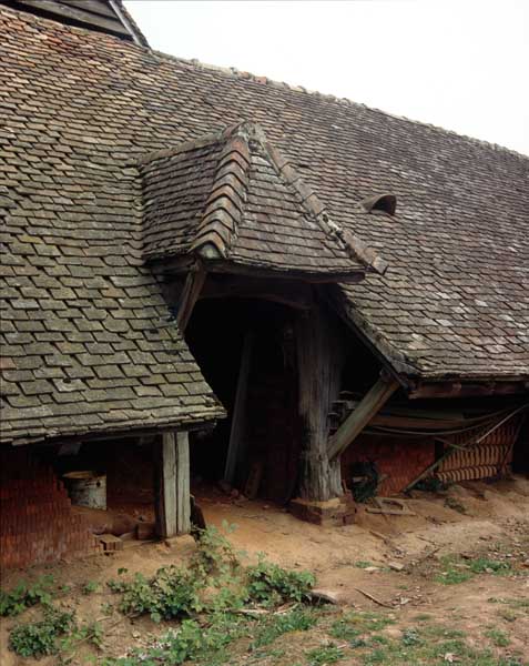 Atelier de fabrication (1), vue prise de l'ouest, détail.