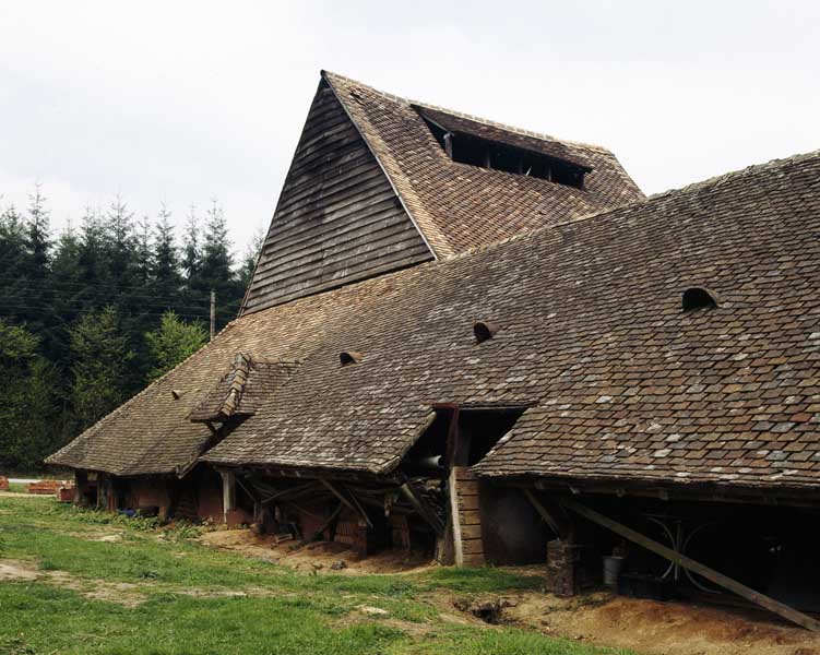 Atelier de fabrication (1), vue prise du sud ouest.