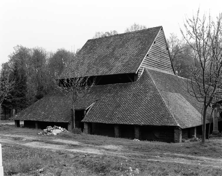 Atelier de fabrication (2), vue prise de l'ouest.