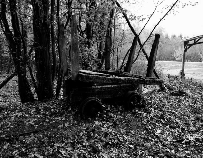 Wagonnet pour le transport de l'argile.