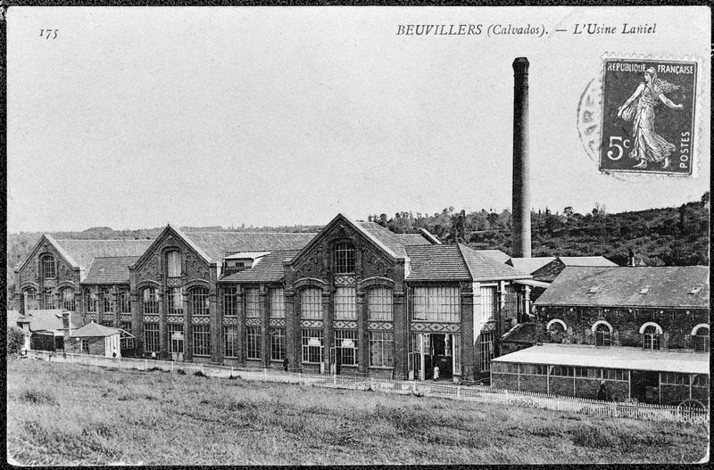 Beuvillers (Calvados). L'usine Laniel.