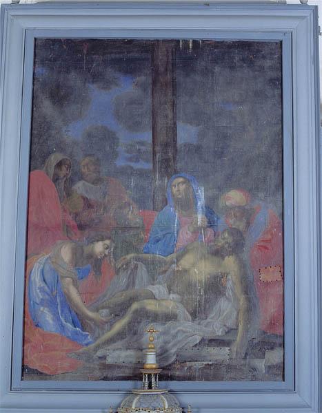 3 tableaux : Déploration, saint Germain, saint Sébastien
