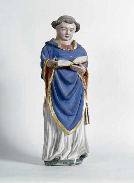 2 statues : saint Mathurin, saint Ortaire