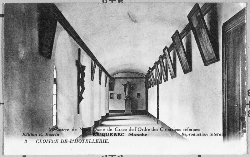 3. Cloître de l'Hôtellerie.- Carte postale, s.d., début 20e siècle. (Collection particulière).