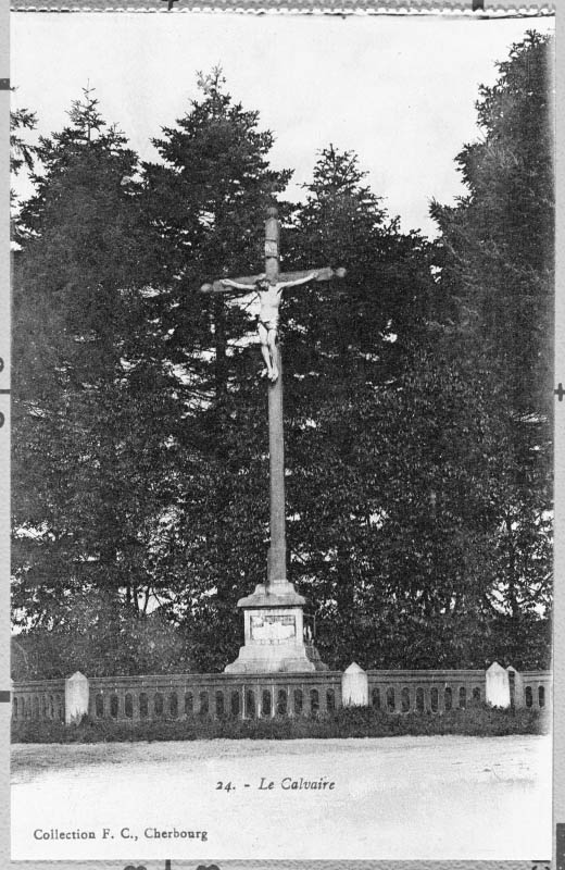 24. Le Calvaire.- Carte postale, s.d., début 20e siècle. (Collection particulière).