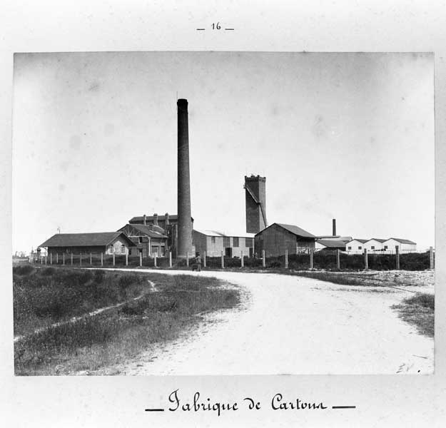 Fabrique de cartons (Société des cartons de Honfleur).- Photographie, 1903. (Chambre de commerce et d'industrie de Honfleur).