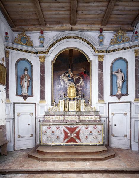 Retable et tableau : Déploration du Christ