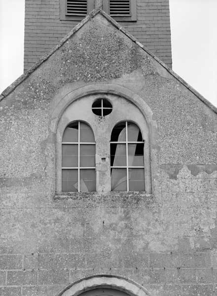 Elévation extérieure, détail après la tempête de 1999.