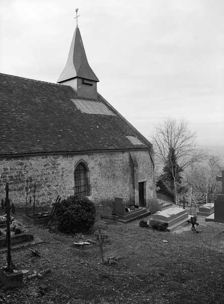 Elévation extérieure, vue d'ensemble après la tempête de 1999.
