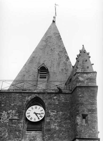 Détail de l'élévation extérieure, après la tempête de 1999.