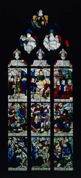 Vue d'ensemble de la baie 3 : le fils prodigue, les ouvriers de la dernière heure, le mauvais riche.