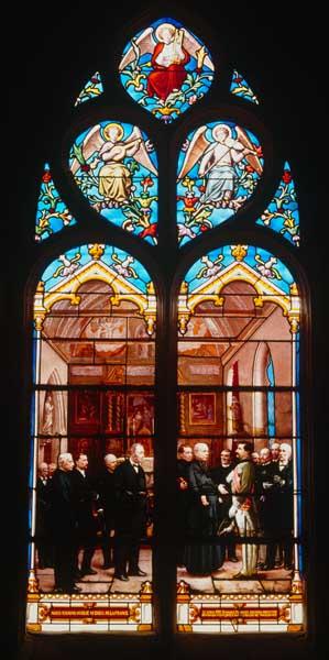 Vue d'ensemble de la baie 4 : visite d'Honoré Mercier à Tourouvre.