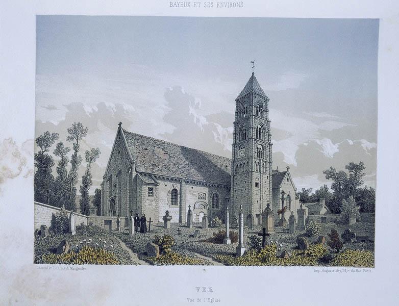 Ver. Vue de l'église.