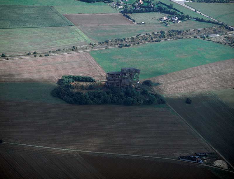 Vue aérienne.