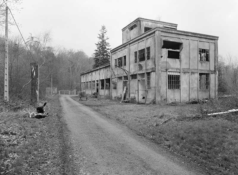 Vue générale des anciennes installations de la mine.