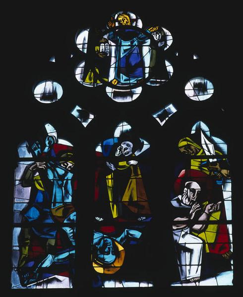 Vue d'ensemble de la baie 116 : Crucifixion de saint Pierre et décollation de saint Paul.