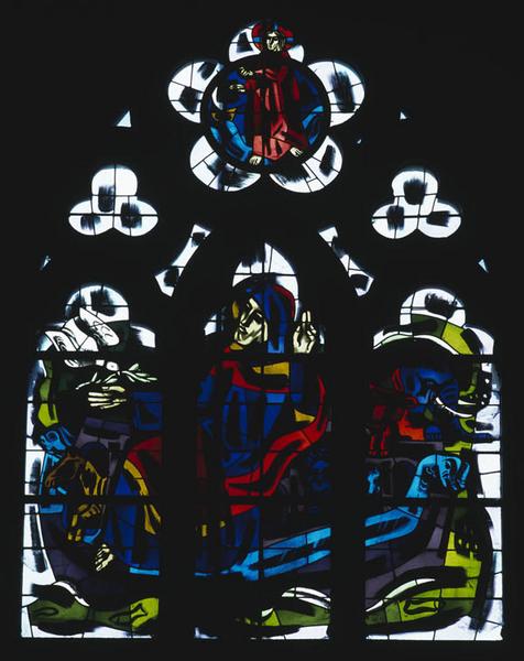 Vue d'ensemble de la baie 126 : le retour de la colombe vers l'arche de Noé.