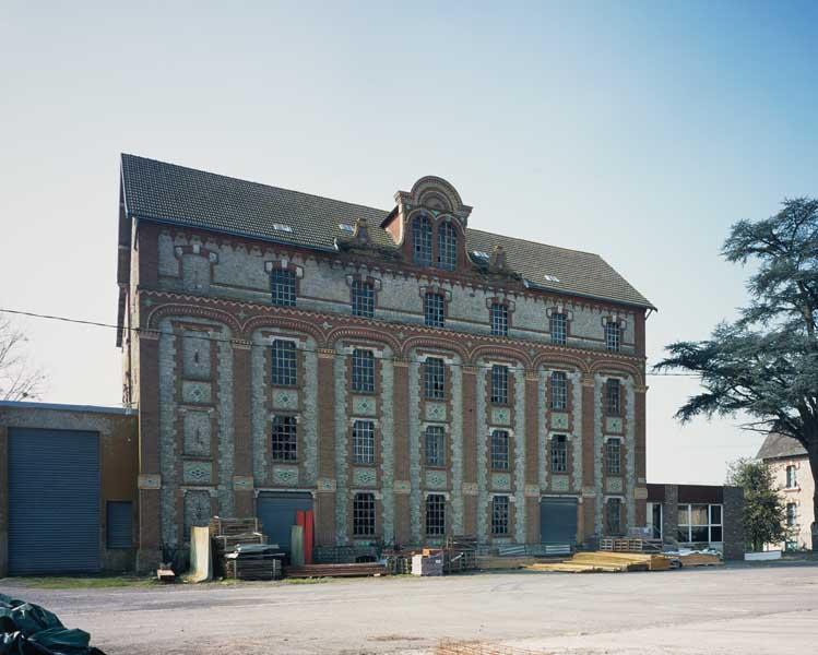 Atelier de fabrication, vue prise du nord.