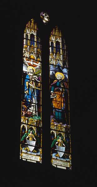 Vue d'ensemble de la baie 118 : sainte Marguerite et saint Pierre.