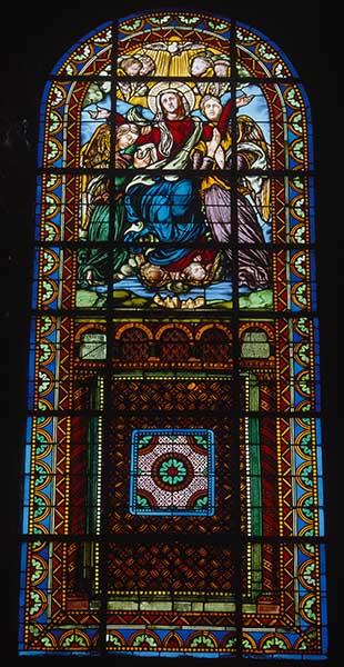 Verrière figurée : Assomption