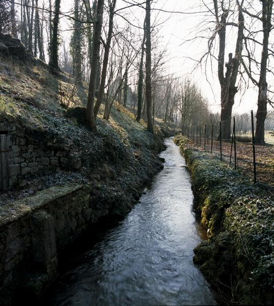 Canal de fuite des fours d'affinage.