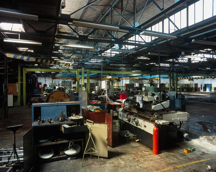 Atelier de fabrication dit outillage. Vue intérieure.