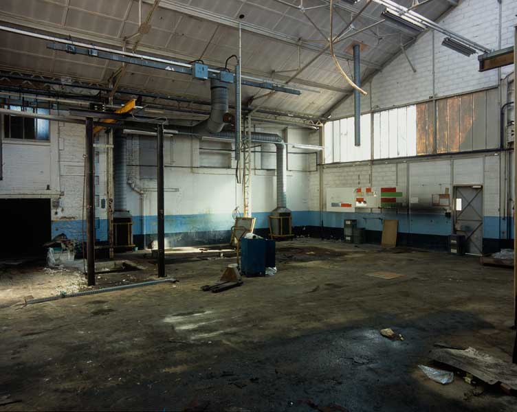 Atelier de fabrication dit atelier de dégraissage. Vue intérieure.