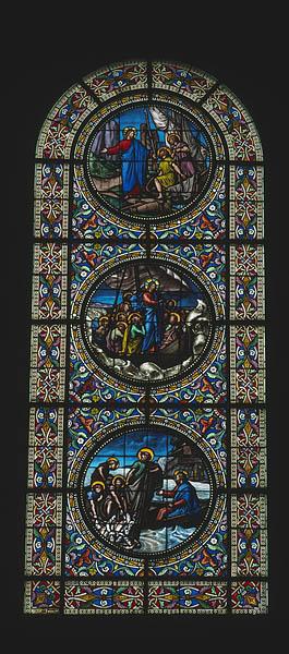 Vue d'ensemble de la baie 0 : Vie du Christ.