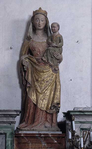 Statue : Vierge à l'Enfant.