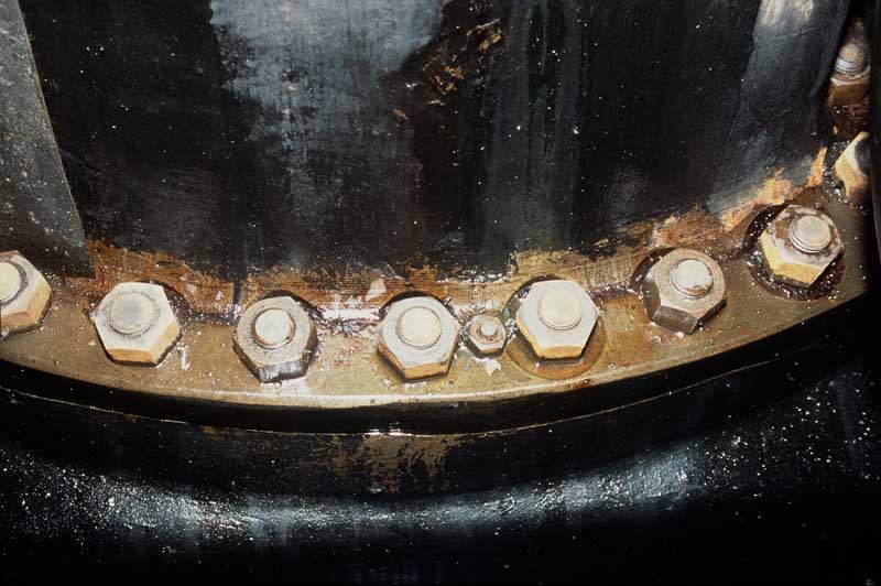Moteur thermique à combustion interne. Détail d'assemblage.