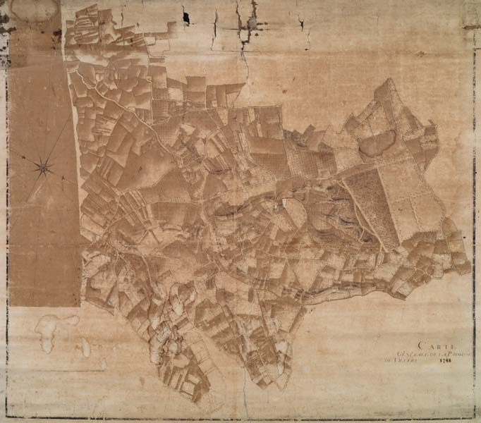 Carte générale de la paroisse de Villers.- Plan, 1748.