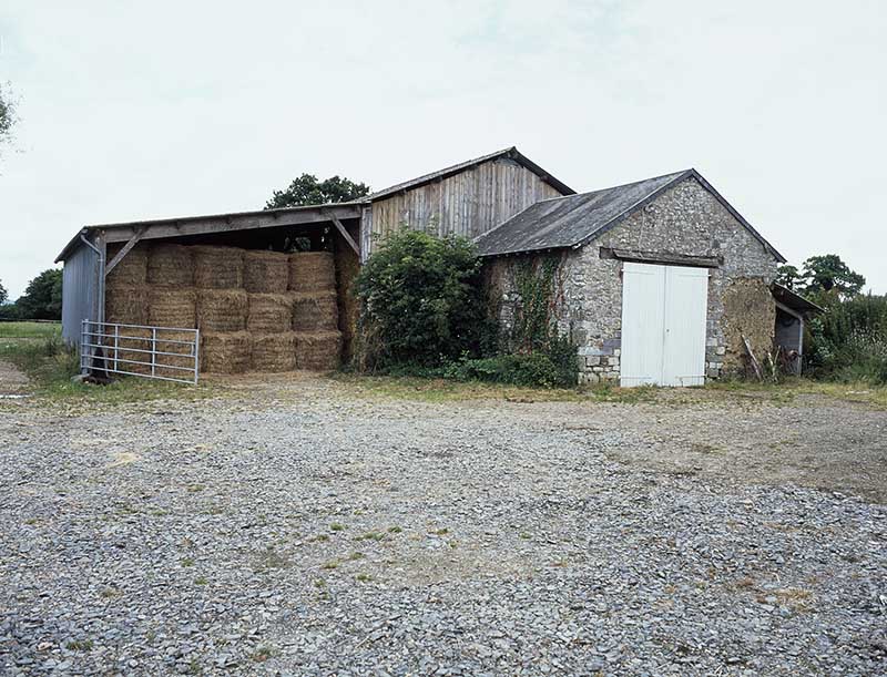 Charretterie, façade antérieure, vue prise du sud-est.